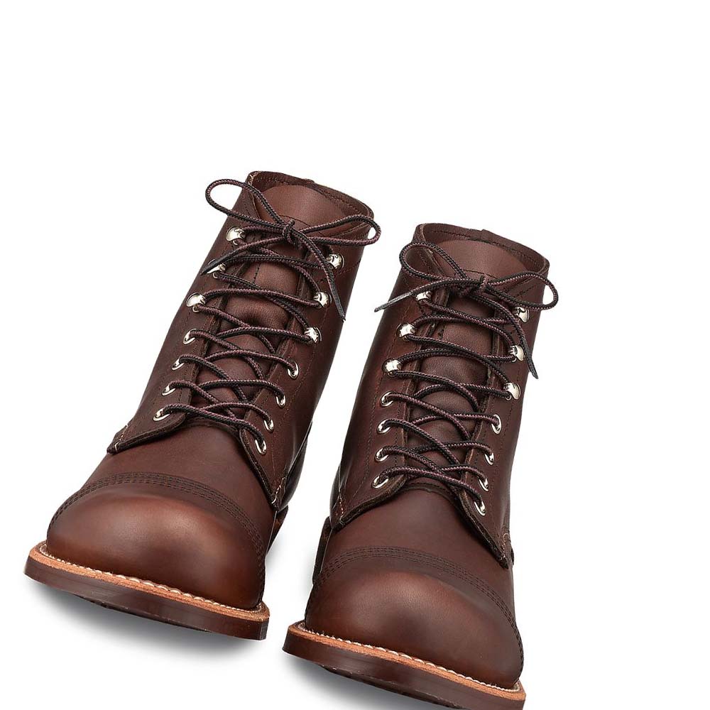 Red Wing Iron Ranger Heritage 6-Inch in Harness Leather Men's Boots Coffee | ZA 221MQZ